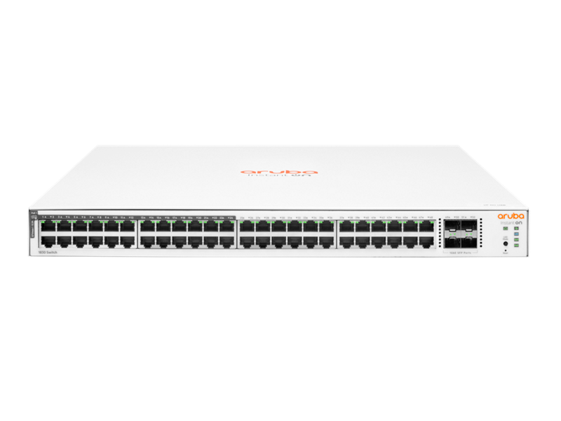 HPE Aruba Instant On JL815A 1830-48G Yönetilebilir 48 port 10/100/1000 370W (24 Port POE) (4 SFP 1GbE)